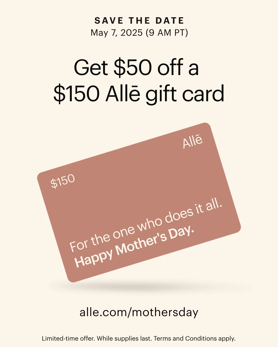 Mother’s Day Gift Card